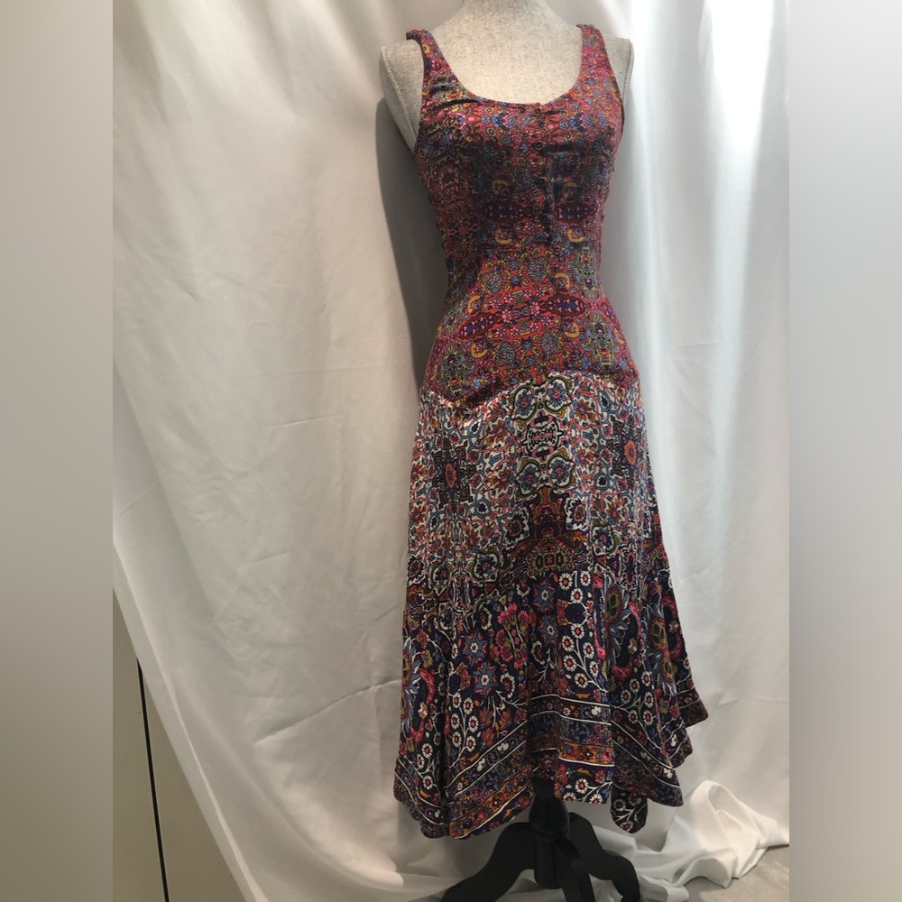 Multicolor Sleeveless Dress